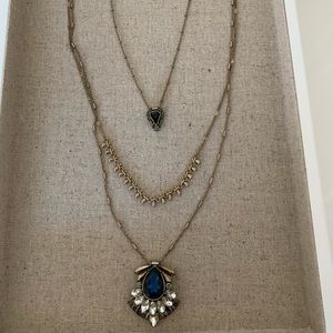 Chloe + Isabel Long 3 Strand Statement Necklace